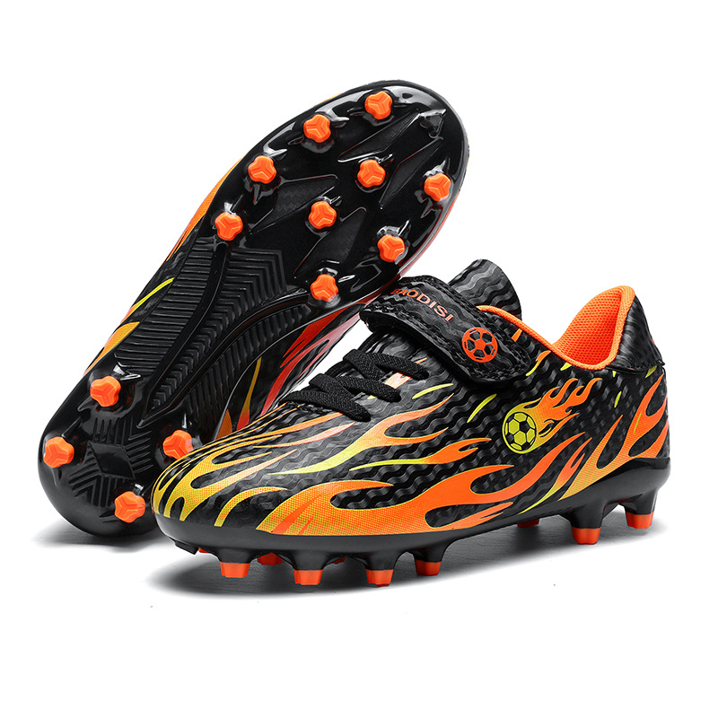 Scarpe da calcio per bambini con velcro per ragazzi campo_voghion.com