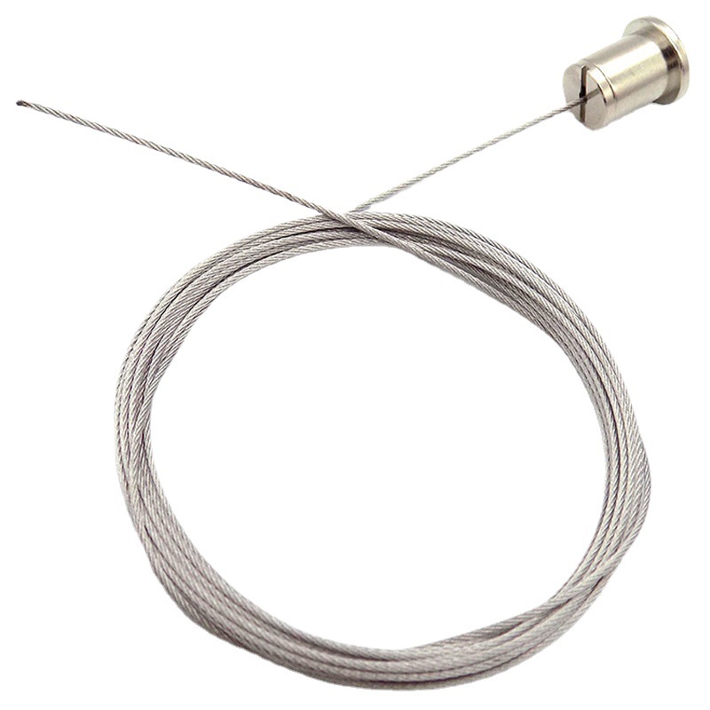 Tensor de cable para luces de exterior, gancho de sujeción, accesorios para iluminación de metro, cuerda de acero anticaídas, placa de techo, cuerda de acero para lámparas colgantes