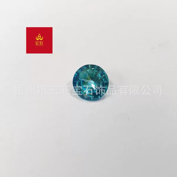 High-quality colorful round crystal zirconium nail art accessories, jewelry, ring inlays, nail art components, loose stones, zirconium stones
