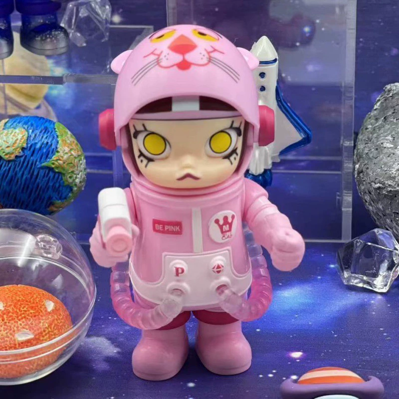 Коллекционная серия Bubble Mart Mega Space Molly Astronaut Jasmine второго поколения — коробка-головоломка ручной работы