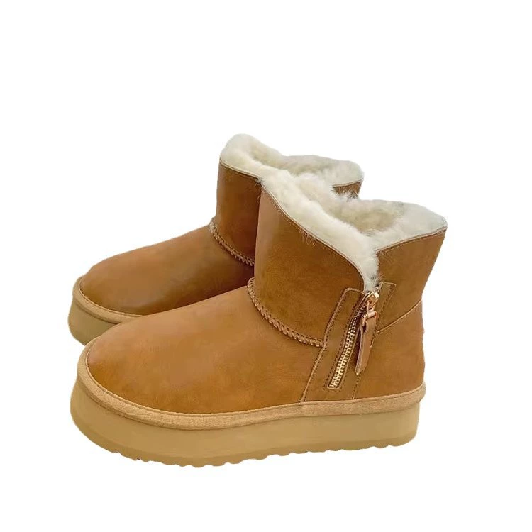 Ankle boots, non‑slip winter platform 4,5 cm, soft sole, warm design, sizes 35–40
