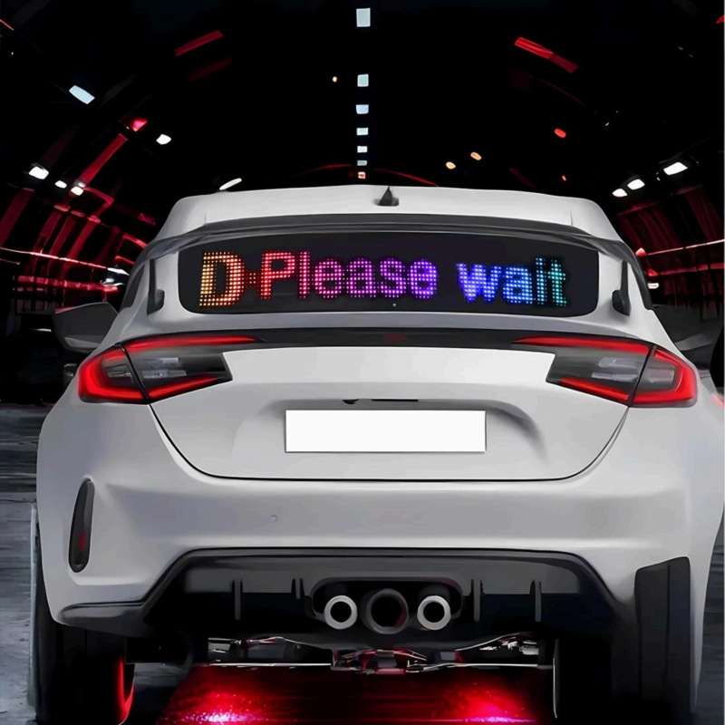 LED ステッカースクリーン LED フレキシブルディスプレイ LED フルカラーカースマートフレックススクリーン APP Bluetooth カーソフトスクリーン|undefined