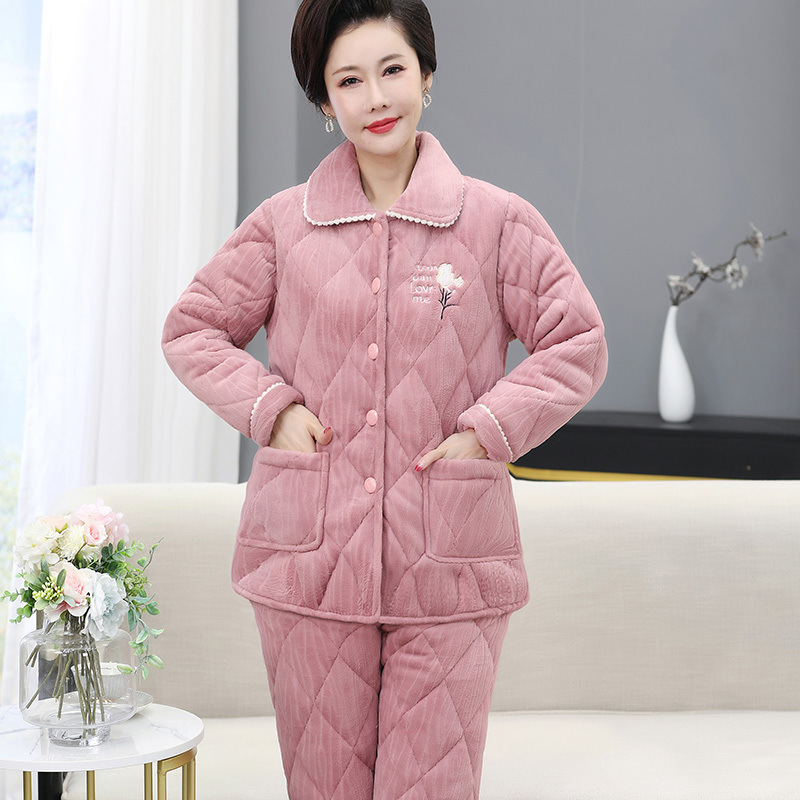 Demi-season fleece quilted keep warm down jacket