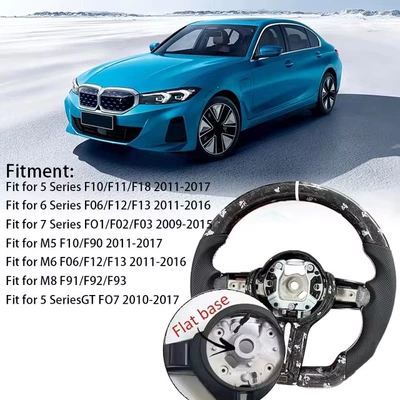 Suitable for BMW F30, F10, F31, F20, F25, F22, F36, F33 forged steering wheels (Steering wheel) - white-returns-to-normal