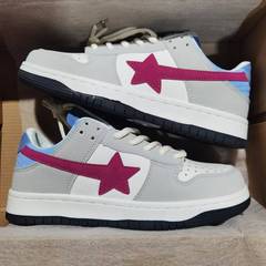 Unique Japanese Retro Couple's Leather Sneakers for Men, Ins Trendy, Versatile Student's Colorful Meteor Sports Casual Shoes for Men