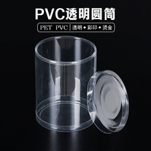 工厂定制玩具手办PVC透明圆筒包装盒饰品环保高透pet塑料吸塑圆筒