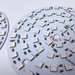 12vrgb потолочный свет 505050rgbled круглый спальня Трехцветный кольцо кольца кольцо.