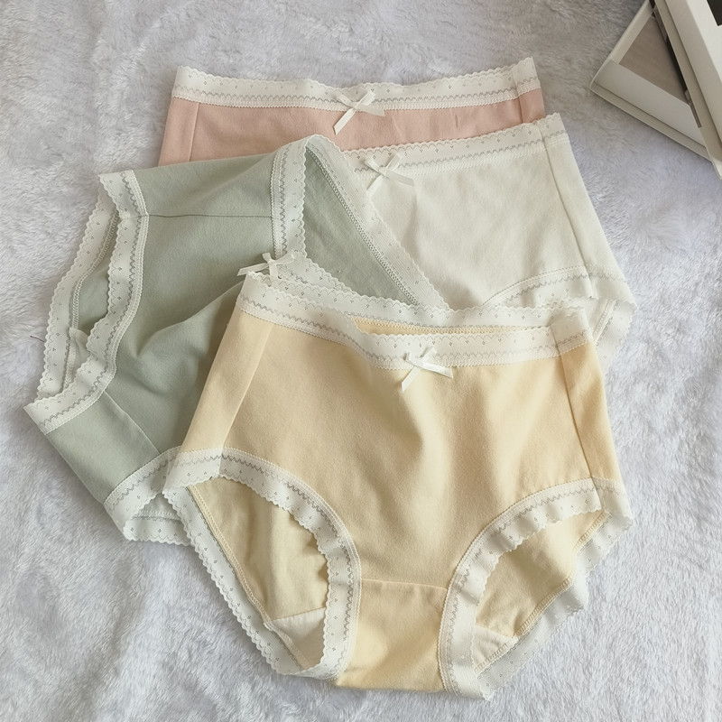 Xinjiang long-staple cotton underwear women's cotton ladies mid-waist breathable seamless girls large size cute shorts summer wholesale