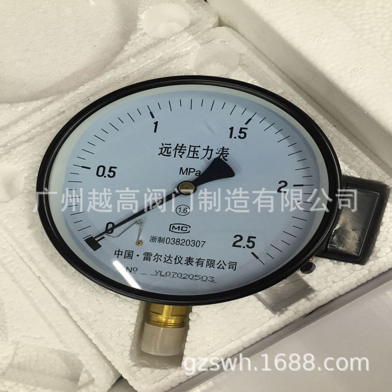 YTZ150电阻远传压力表 耐震不锈钢远传压力表荣华 派奥 天湖红旗