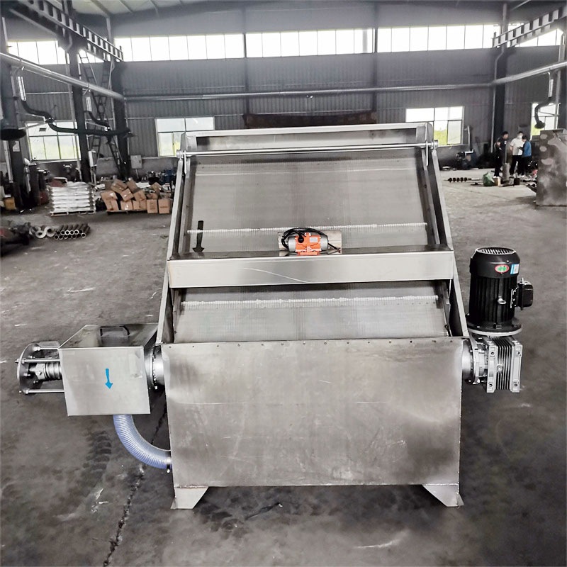 斜筛式固液分离机 酒糟干湿分离机 不锈钢禽畜粪便固液分离设备