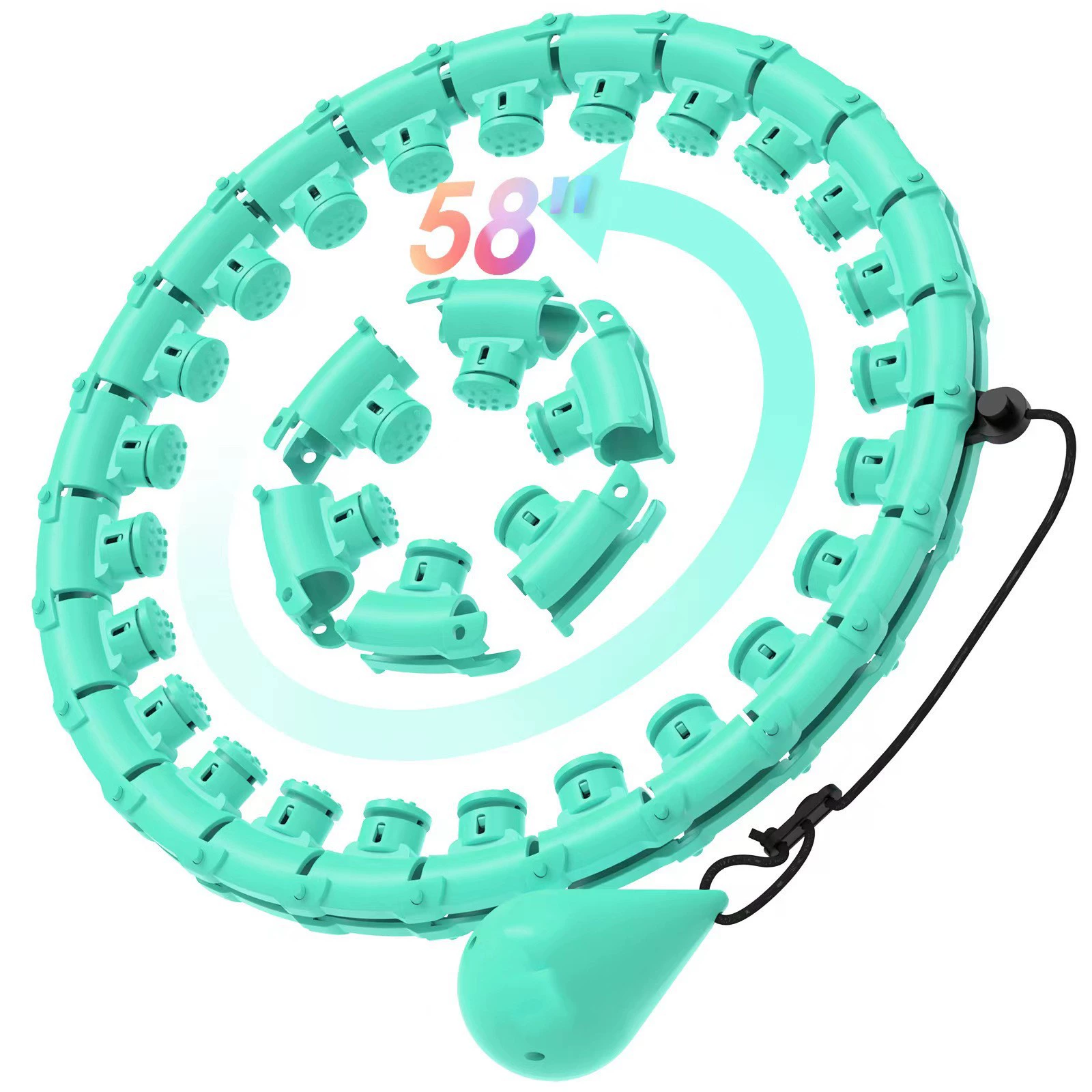 Пружинный обруч умный обруч фитнес-оборудование для взрослых детей, женщины с уменьшением живота весенний обруч