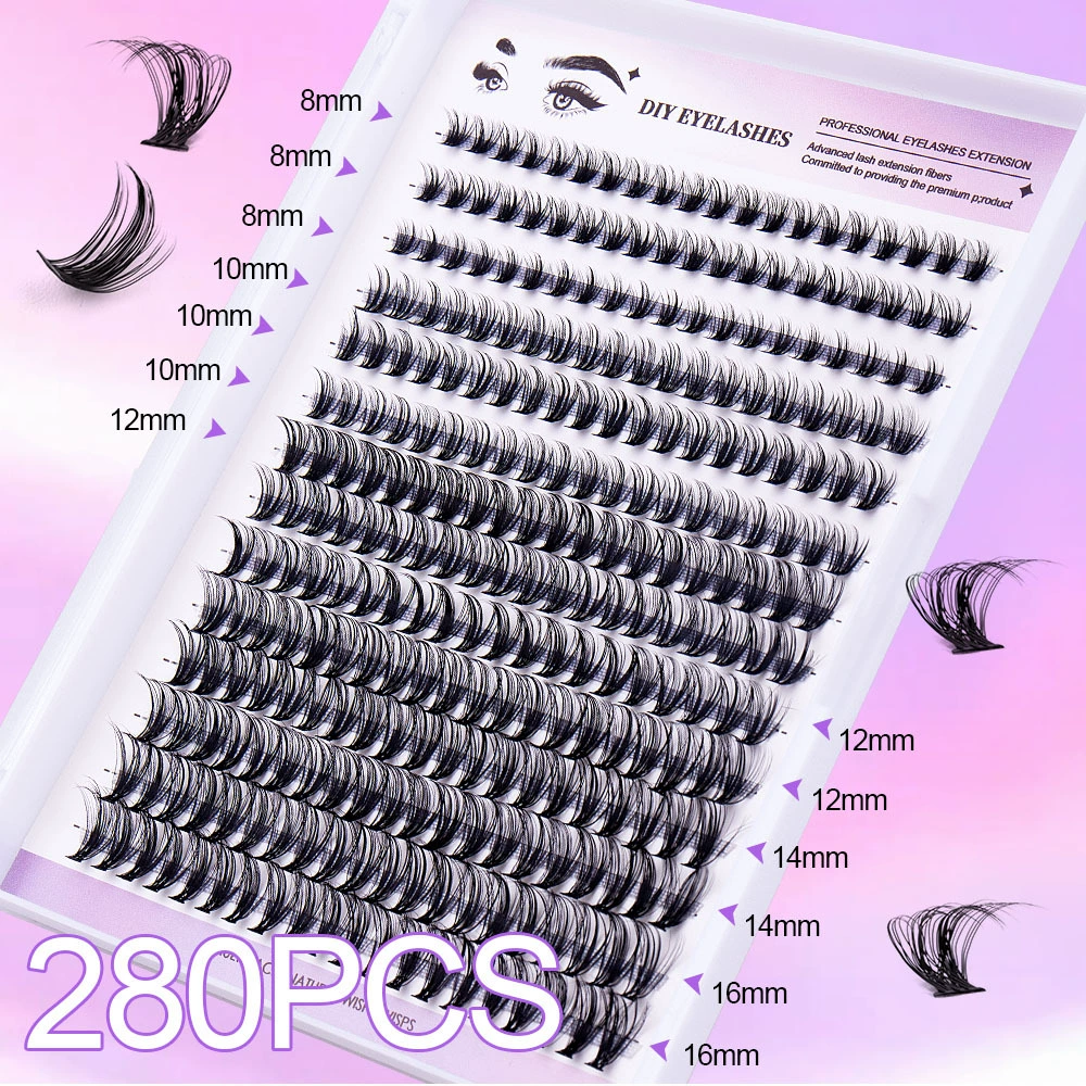 (-border), плотные на eyelash extension, европейский стиль