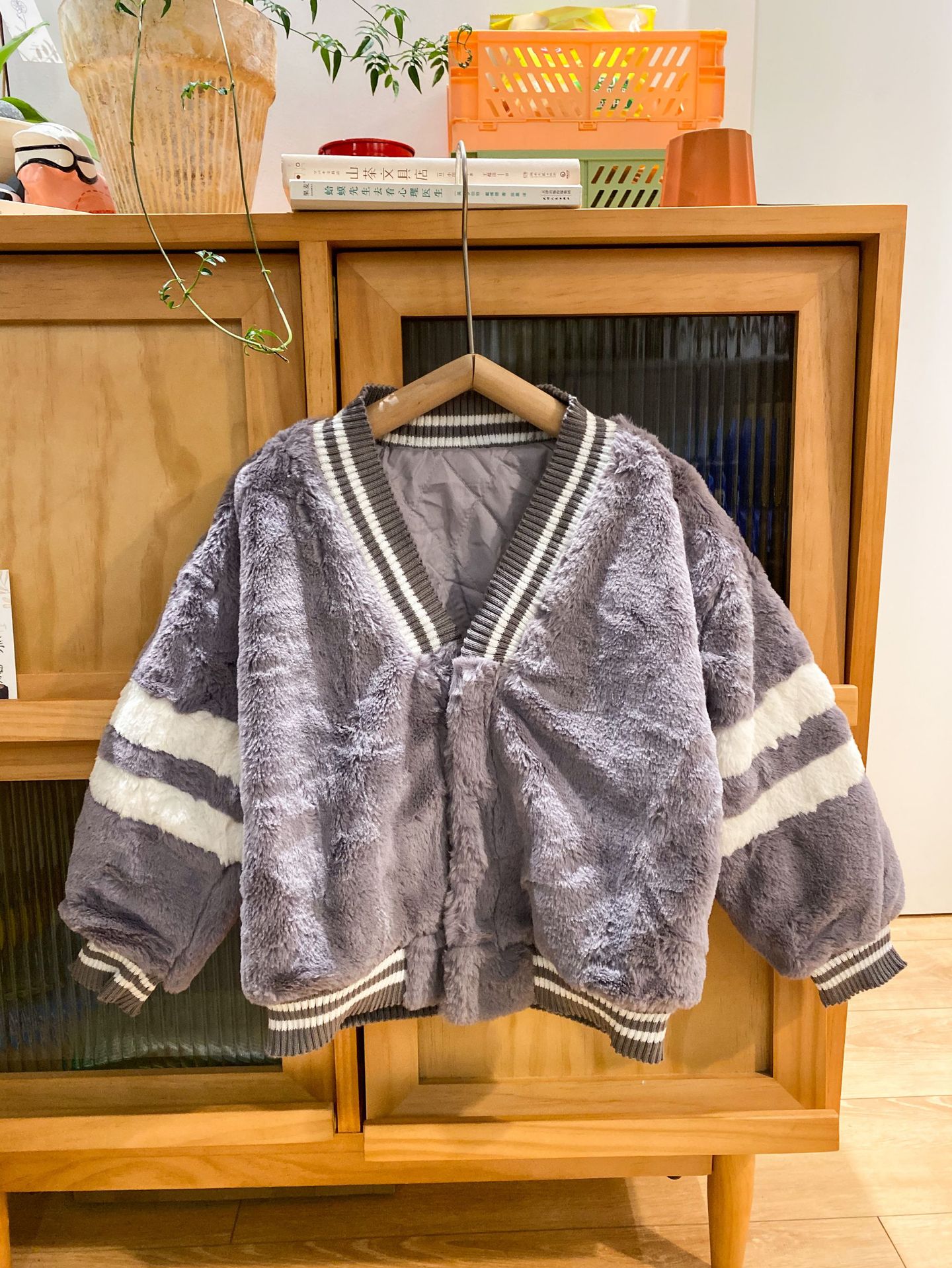 1715 abrigo de lana gris 110 yardas