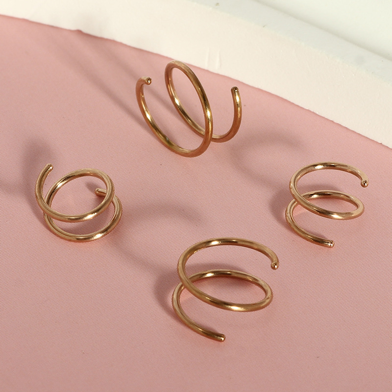 Pointed titanium steel lip stud product view