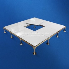 600地板面PVC活动600架空静电全钢地板机房厂家无边抗静电防静电