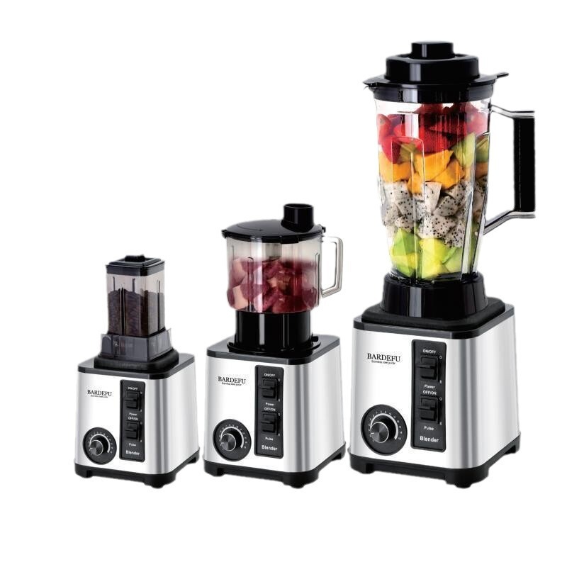 不锈钢大容量金属破壁机榨汁机4L8in1blender跨境北美欧绞肉机|undefined