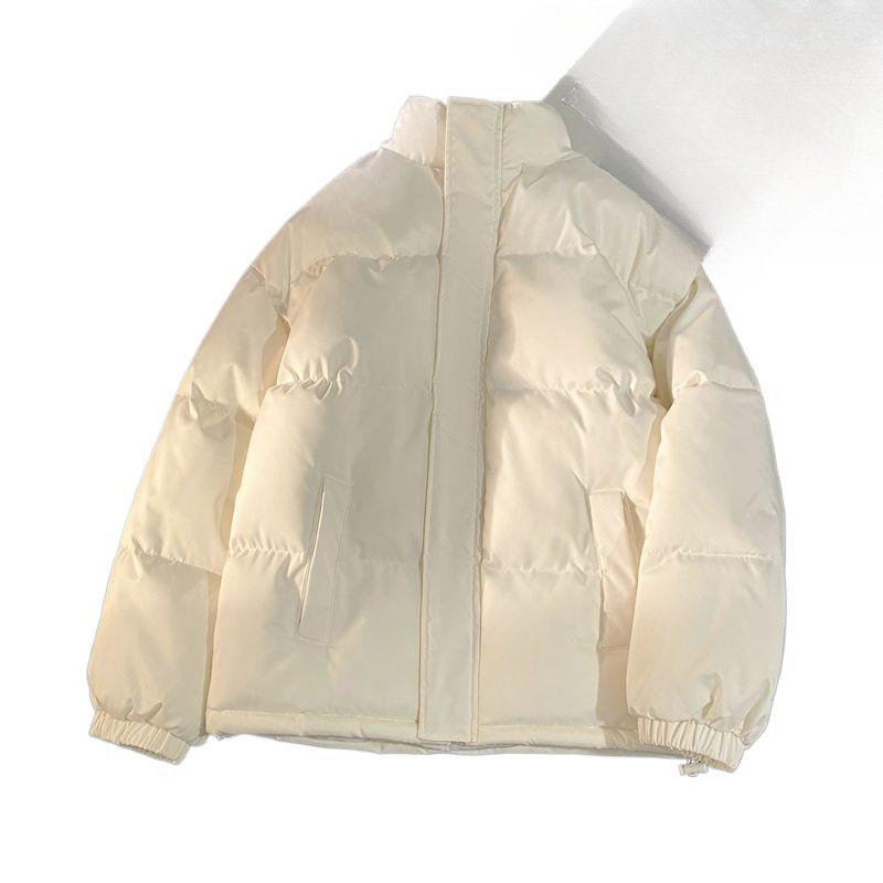 美式冬季羽绒棉服2025新款防水棉衣女外套情侣棉袄纯色面包服