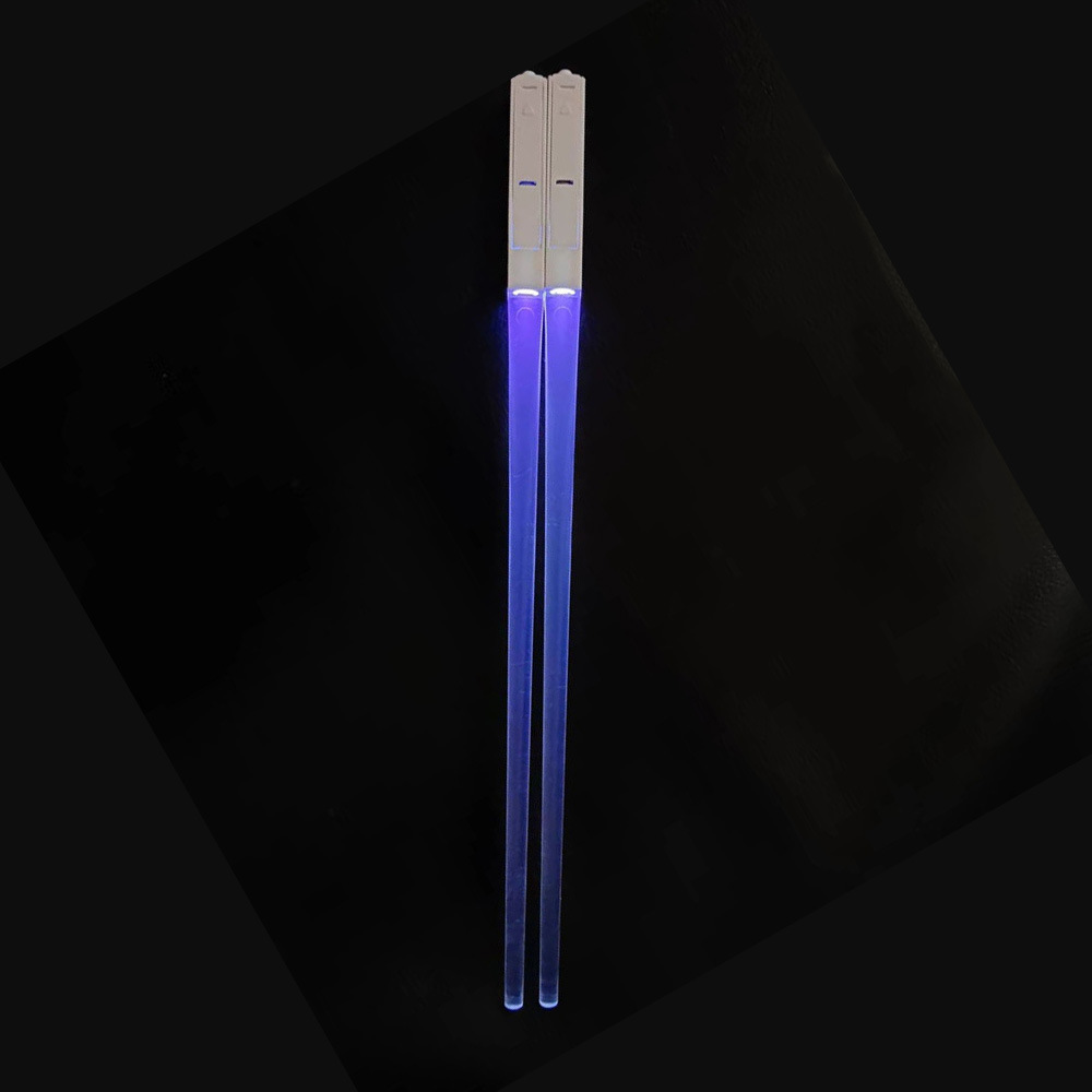 보라색 LED 발광 젓가락 1쌍
