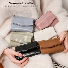 枕头小包~新款女士钱包流行小众信封包短款手拿包女性钱包大容量