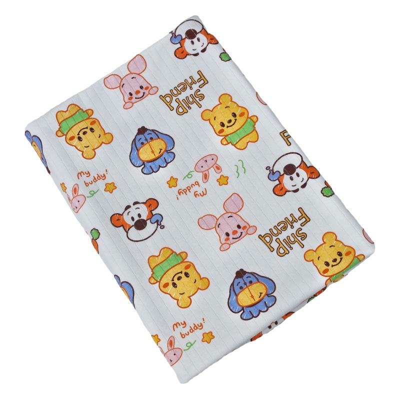 Baby Diaper-Proof Waterproof Washable Breathable Mattress Cartoon Bamboo Fiber Mat Japanese and Korean Style Crib