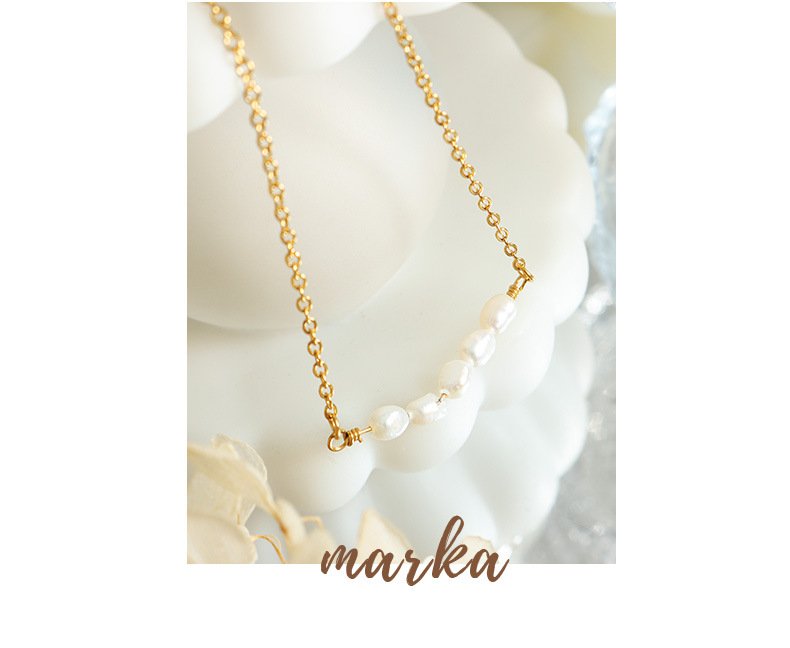 7g Weight PVD Coated Gold Plating Process 18K Gold Plated Plating Material 304 Stainless Steel Pendant Material Necklace Classification Wholesale Jewelry Elegant Solid Color 304 Stainless Steel Freshwater Pearl 18K Gold Plated PVD Coated Beaded Plating Cable Chain Necklace