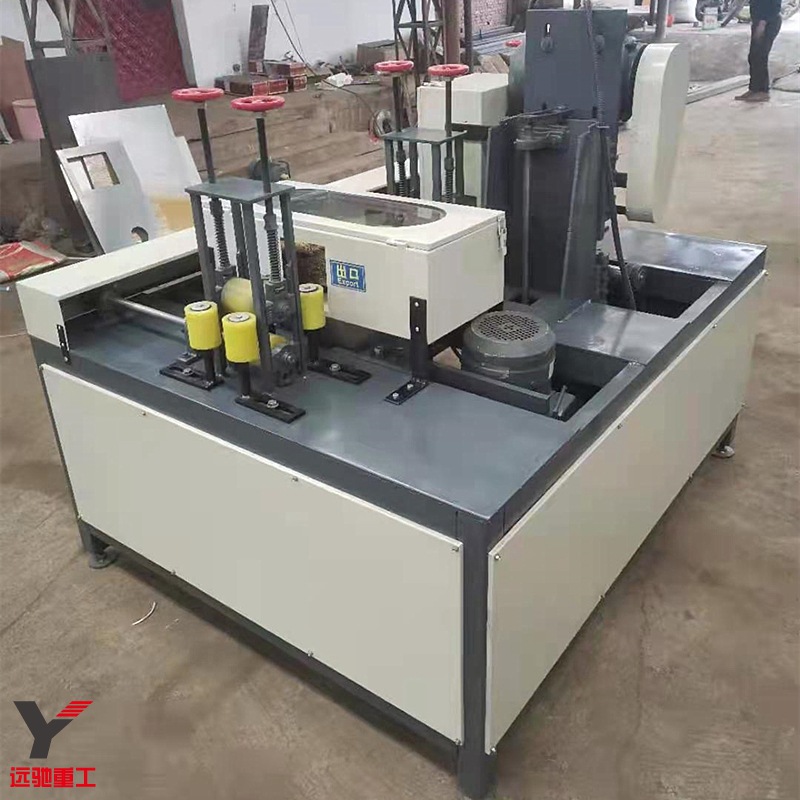 不锈钢矩形管除锈抛光机 方管两面四面封闭抛光机 钢管除锈设备