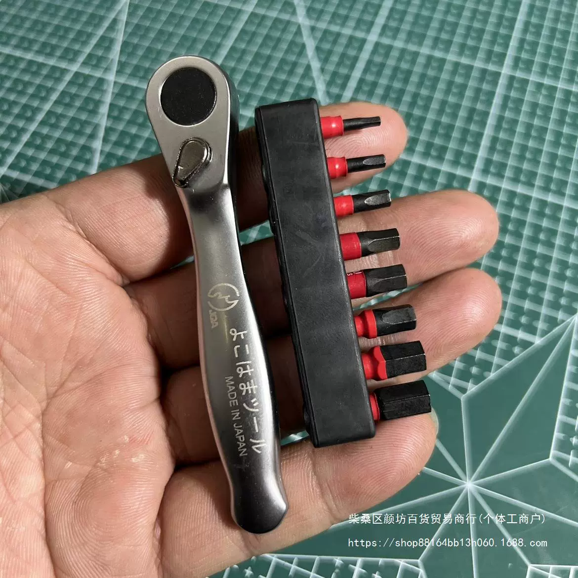 Японский импортный мини-трещоточный ключ для велосипеда, дорожный велосипед, двусторонний набор, короткая шестигранная головка Torx