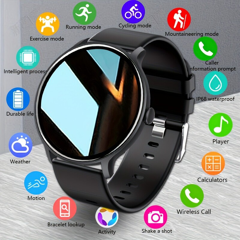 Cross-Border Hot-Selling T27 Smart Watch Bracelet for Outdoor Sports, Step Counting, Heart Rate, Sleep Monitoring, High-Definition Large Screen, Ios