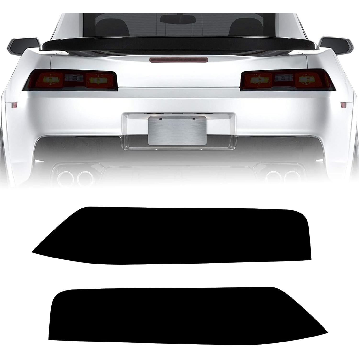 Aplicable a Chevrolet 2014 - 2015 Luz trasera vinilo de película de color pre-cortado cubierta Camaro image 1