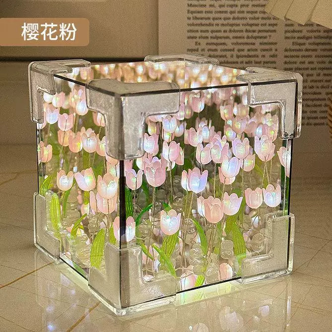 Трёхмерный ночник, волшебное зеркало, DIY, для возлюбленной, подарок на день рождения