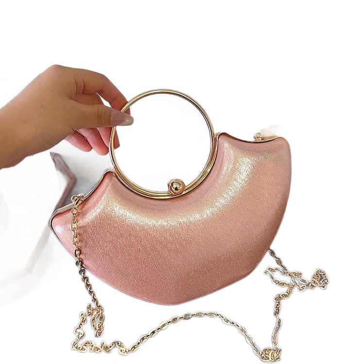 Luxury Cross-Border Women's Handbags 2024 New Arrival European & American Retro Clasp Shell Bag Sparkling Evening Clutch Shoulder Bag - Thumbnail 5