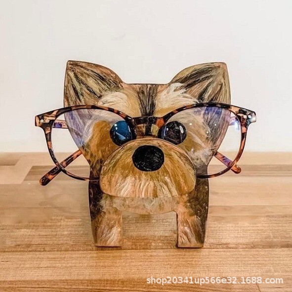 Wooden Creative Animal Glasses Stand Storage Ornament Office Display Stand Living Room Desktop Crafts Amazon