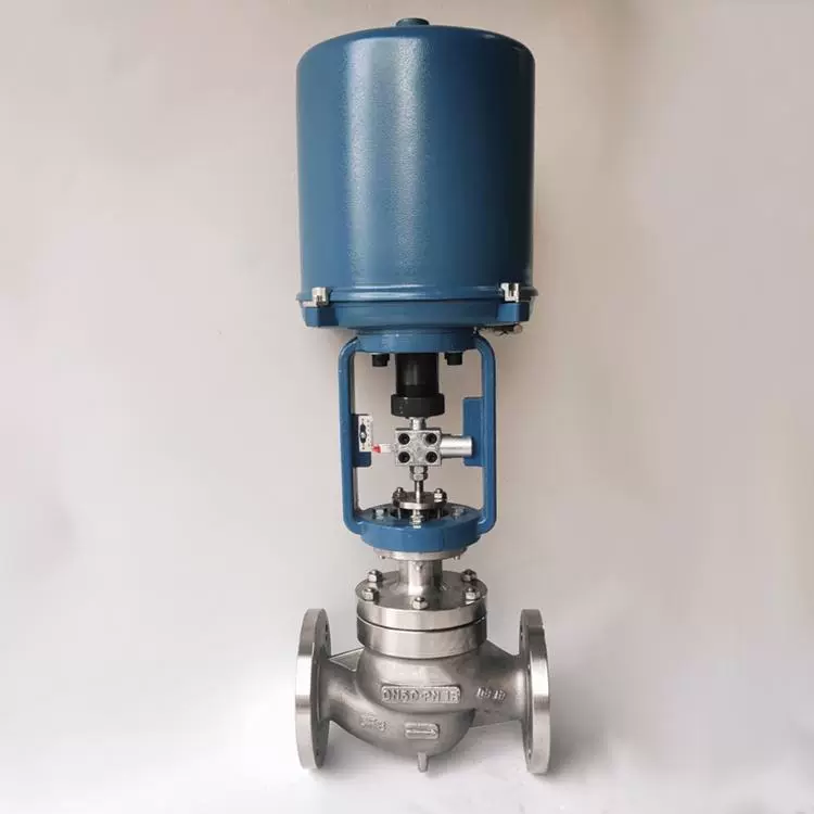 Цифровой электрический односедельный регулирующий клапан из нержавеющей стали ZDLP-40P, регулирующий клапан контроля температуры потока 4-20Ma DN80