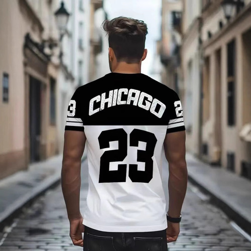 European and American Style 2025 New Cross-border Bestselling AliExpress Team T-shirt Casual Top Unisex Short Sleeve