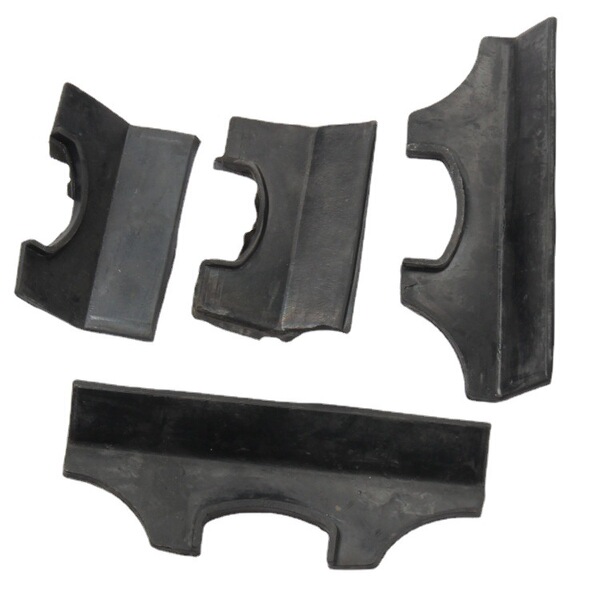 Rail rubber stop seat black small ear rubber strip liner small…