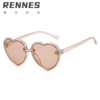 Retro children's fashionable sunglasses, 2021 collection, Korean style