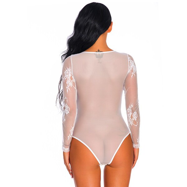 Lace sexy long-sleeve