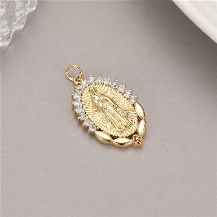 5g Weight Artificial Gemstones Inlay Material Pendants Classification 1 Piece Copper Artificial Gemstones Geometric Casual Simple Style