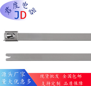 JD带球锁的不锈钢电缆扎带111-01943 | MBT5S-SS316-ML