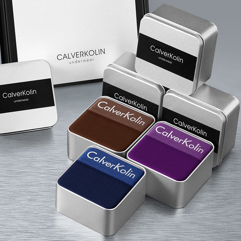 工場直販正規品 CalverKolin メンズ下着純綿夏薄手通気性抗菌ギフトボックス|undefined