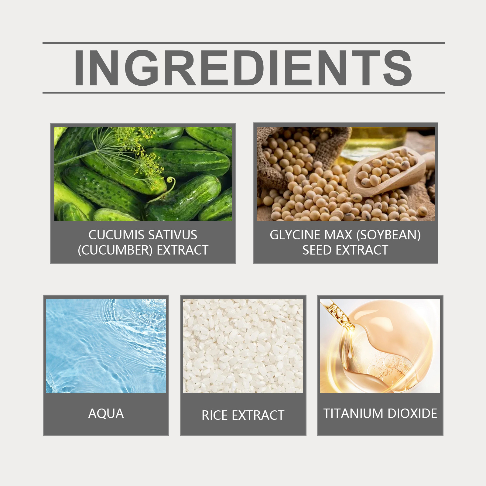 Hydrating sunscreen cream for daily use