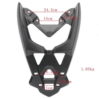 Suitable for Warriors Max155 Motorcycle Rear Bracket Tianying Ts150 Rear Shelf Enlarged Trunk Rack Side Box (Motorcycle trunk) - aluminum-alloy-net-weight-185kg
