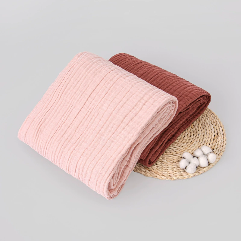 Обработка и персонализация дышащего тонкого мягкого муслинового одеяла, трансграничное полотенце для внешней торговли, летнее муслиновое одеяло для взрослых