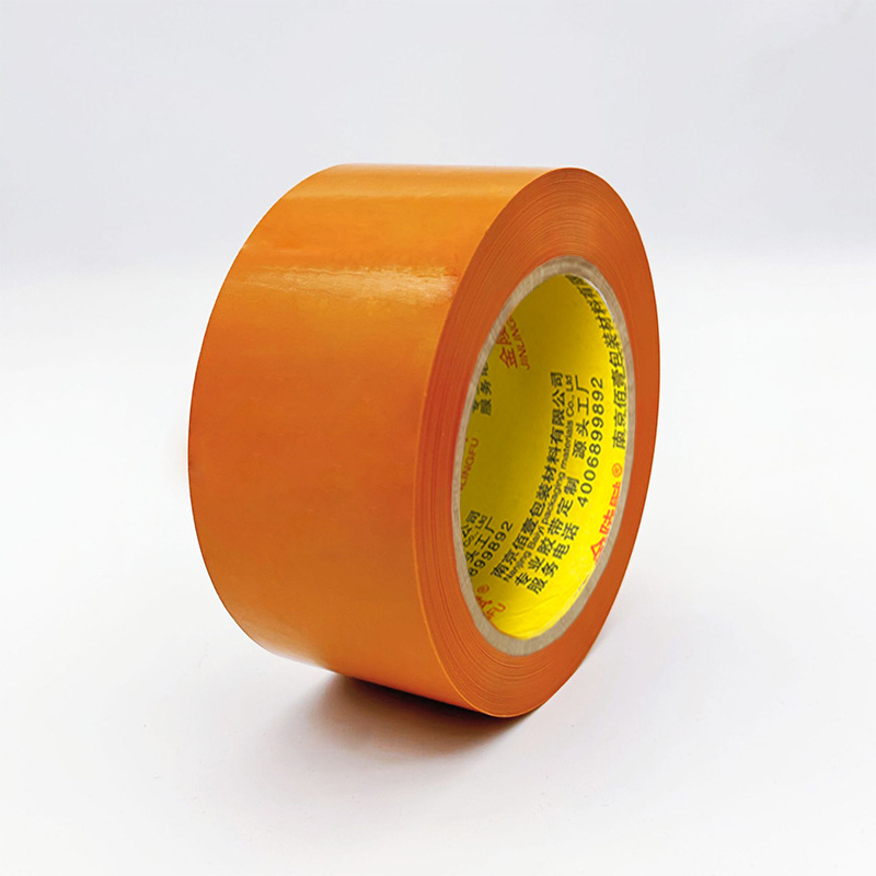 Mayorista caja de cinta adhesiva transparente alta tenacidad alta adhesiva empaque expreso papel de sellado amarillo caja de cinta adhesiva ancha tela de sellado de gran volumen