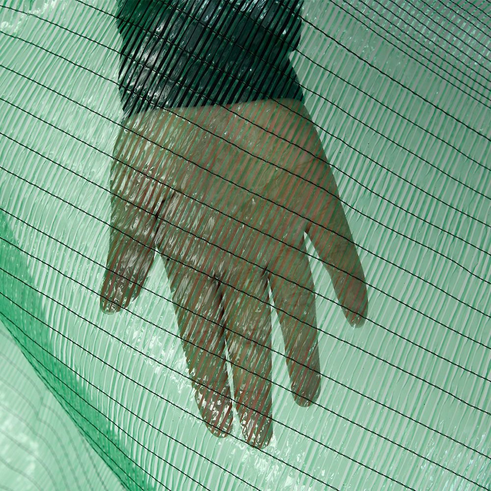 绿色遮阳网全新料PE抗老化苏尔寿片梭机平织农业用遮光网厂家订制