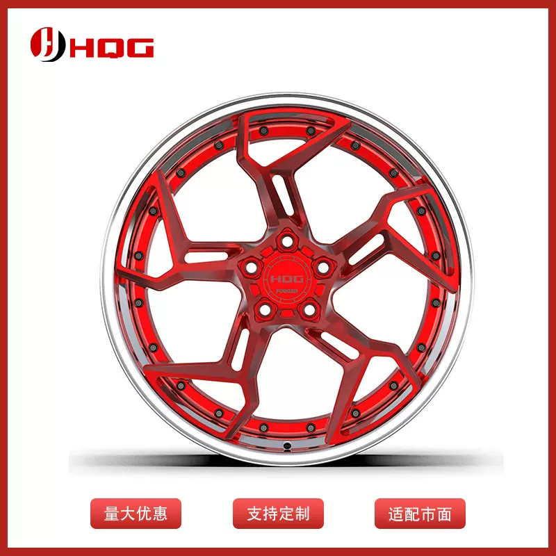 HQG20寸锻造轮毂可任意定制适用于卡宴AGM奔驰保时捷宝马及赛车等