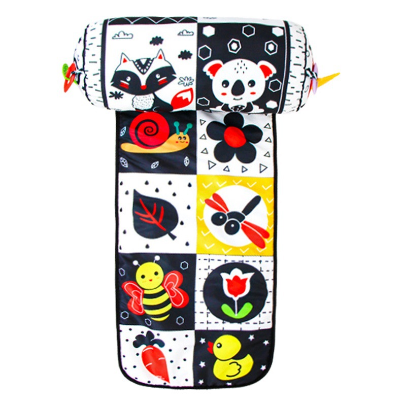 Juguete de entrenamiento para levantar la cabeza del bebé, almohada para tiempo boca abajo para recién nacidos, almohada en forma de U para aprender a estar boca abajo, juguete de educación temprana para practicar estar boca abajo y levantar la cabeza.