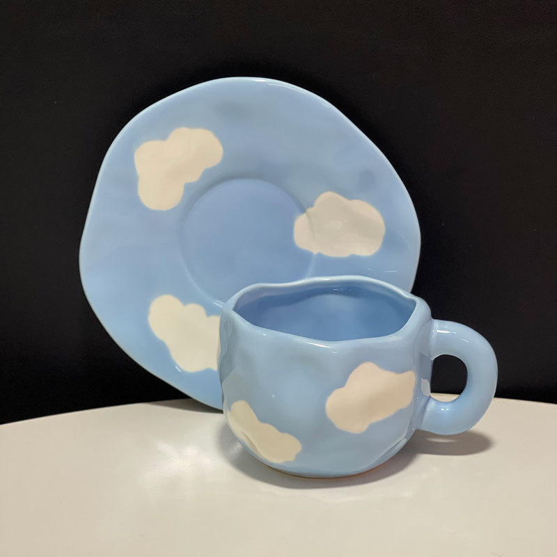 Water Bottles Kitchen and drinking utensils Cute Cartoon Solid Color Ceramics Water Bottles 1 Piece