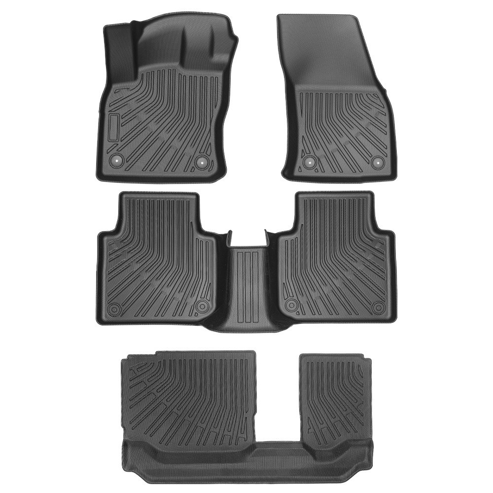 Para VW Tiguan 2018 - 2024 TPE almohadilla de pie 3D todo el tiempo material cojín de respaldo del maletero