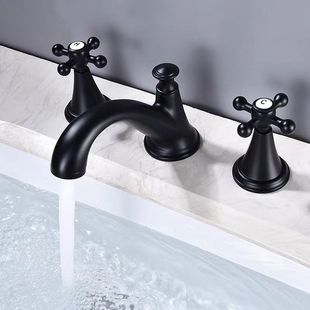 All Copper Cross-border Three-hole Basin Faucet Bathtub Faucet Drop Shipping